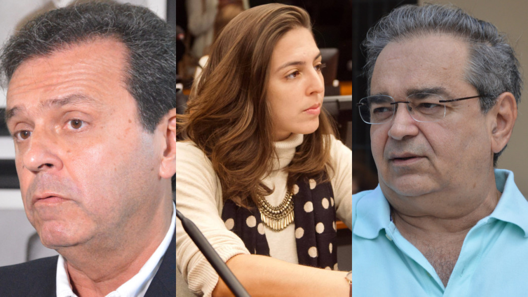 Carlos Eduardo, Natália Bonavides e Álvaro Dias. Foto: Reprodução