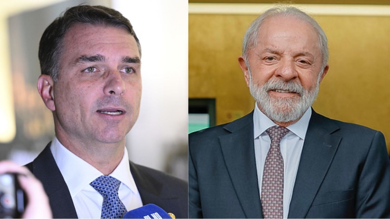 Flavio  Lula Foto: : Edilson Rodrigues/Agência Senado  e  : Ricardo Stuckert / PR