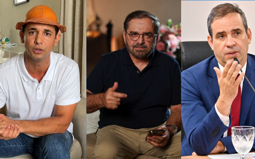 Allyson Bezerra, Álvaro Dias e Cadu Xavier | Montagem: Agora RN