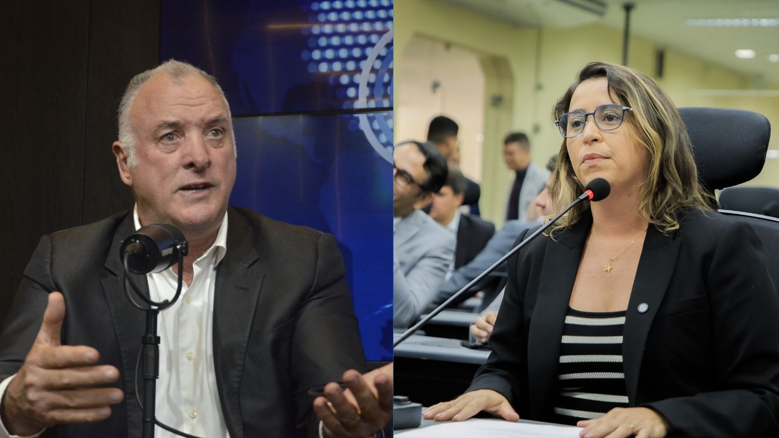 Candidatos ao Senado analisados pela pesquisa | Montagem: Agora RN